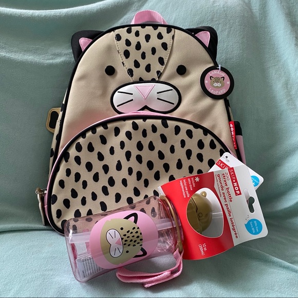 Skip hop leopard backpack Clearance